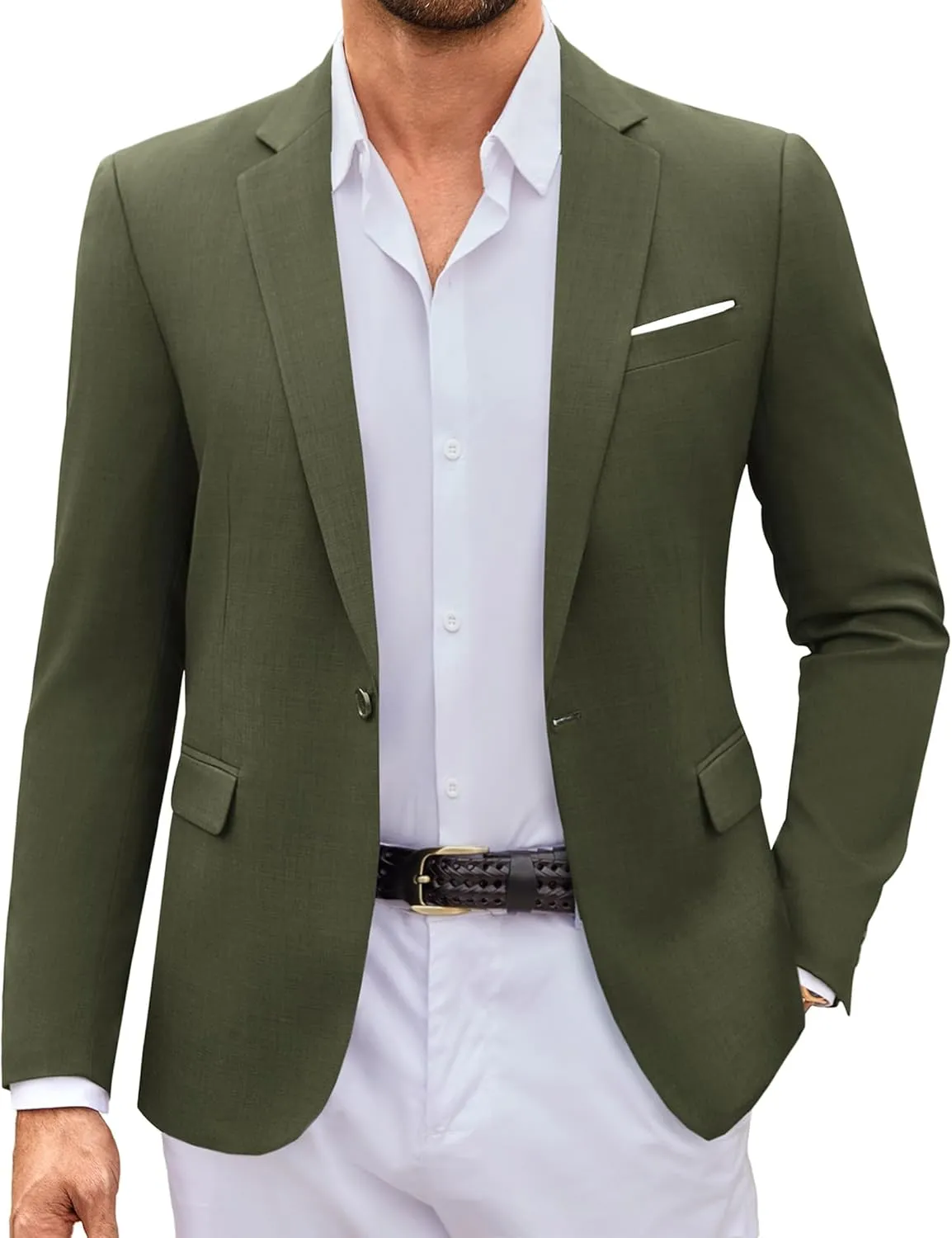 COOFANDY Mens Casual Blazer Suit Jackets One Button Sport Coats Lightweight Business Sports Jackets