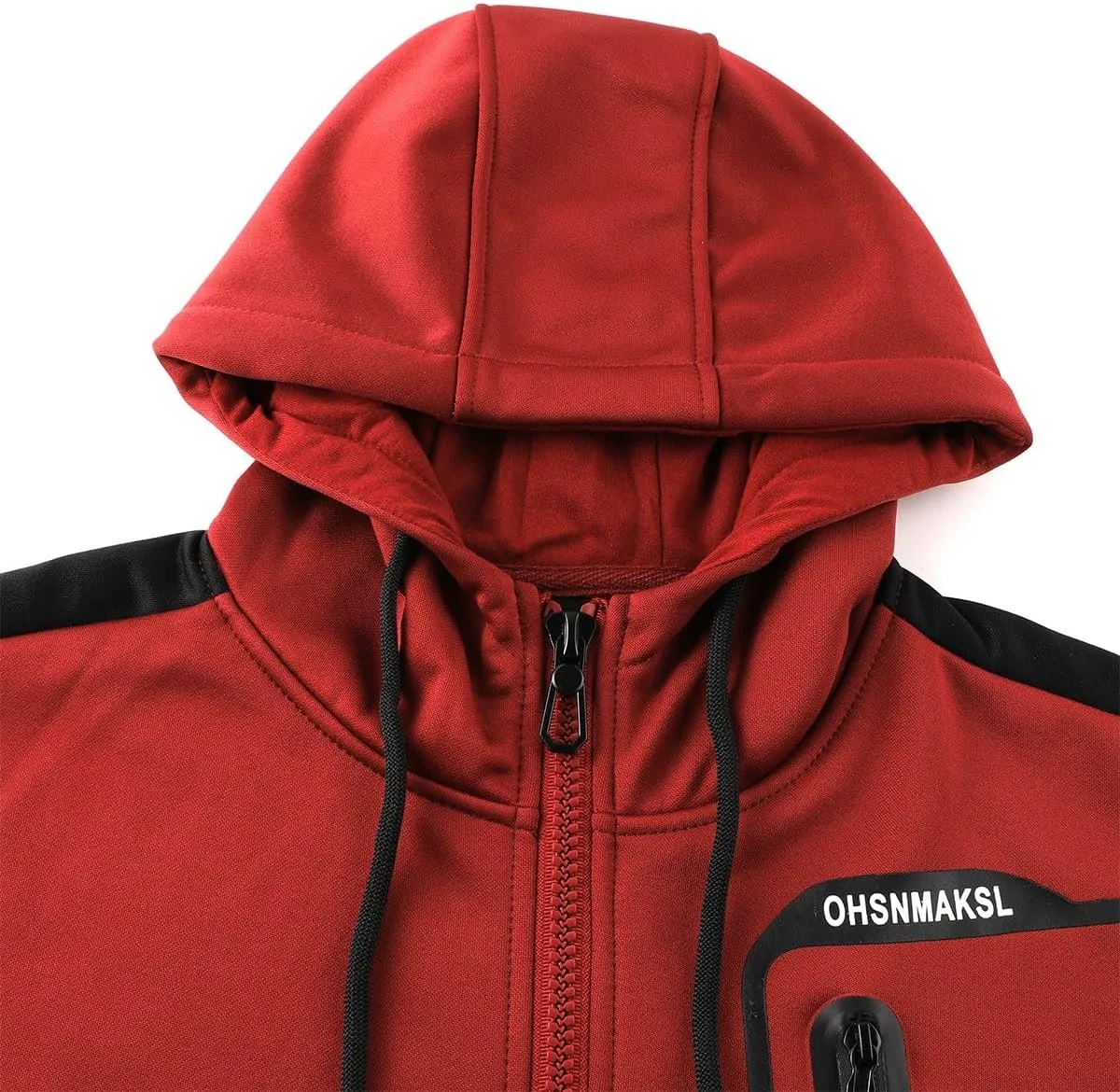 OHSNMAKSL Hoodies for Men sherpa Warm Fleece Hoodie Jacket Sweatshirt Full Zip Sport Workout Coats