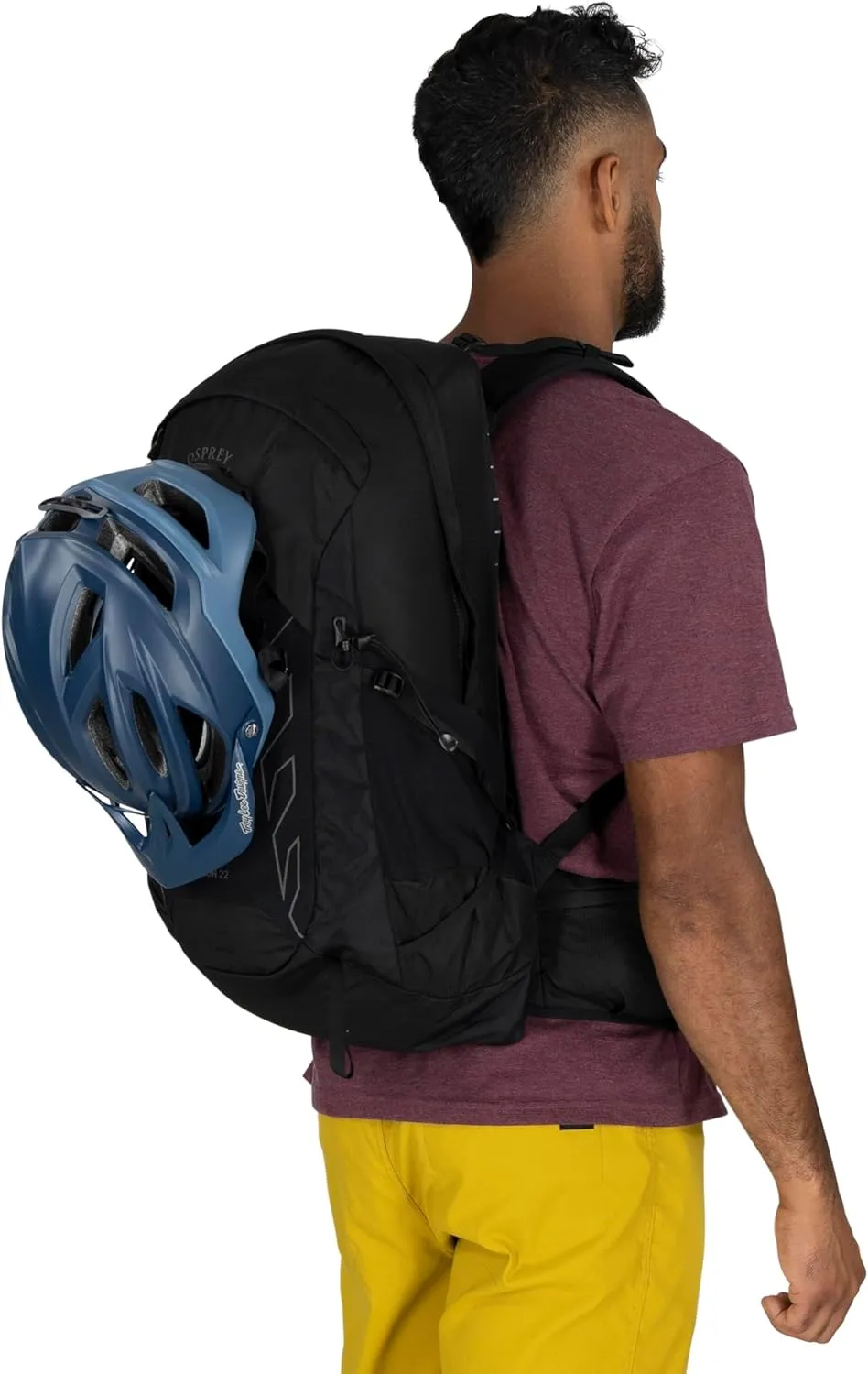 Osprey Talon 22L Men's Lightweight Hiking Backpack with Hipbelt, Scoria Blue/Night Shift