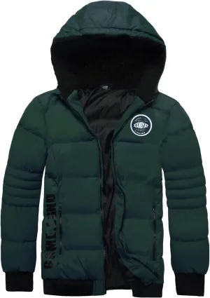 SNOW DREAMS Boys Spring Winter Coat Waterproof Puffer Fall Jacket Hooded Warm for Kids Outerwear Parka